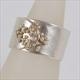 Ring - Granulated 1cm - Silver