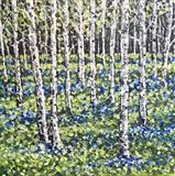 Bluebells and Birch - Alison Cowan