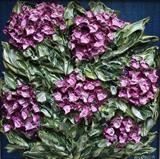 Hydrangeas on Blue - Alison Cowan