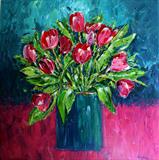 Pink Tulips - Alison Cowan