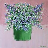 Spring Bouquet on Pink - Alison Cowan