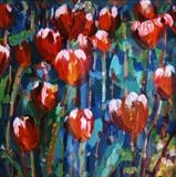 Tulips Blowing in the wind - Alison Cowan