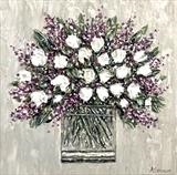 White Tulips with Lilac - Alison Cowan