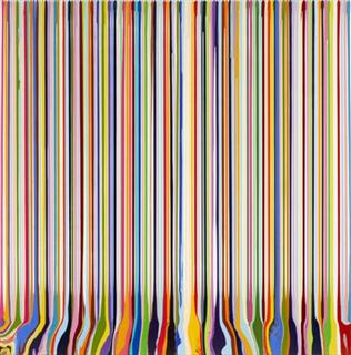 Ian Davenport - Puddle Paintings